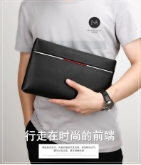 [Kualitas Tinggi] Mode 2017 Baru Pria Kasual Bisnis Tas Kulit Tas Tangan-Intl