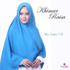 Hijab Alsa Raisa Jilbab Syari Instan Langsung Pakai Warna Biru Toska