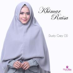 Hijab Alsa Raisa Jilbab Syari Instan Langsung Pakai Warna Dusty Grey