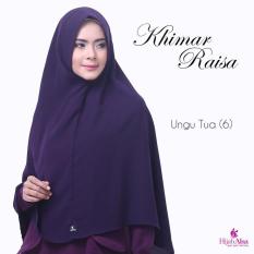 Hijab Alsa Raisa Jilbab Syari Instan Langsung Pakai Warna Ungu Tua