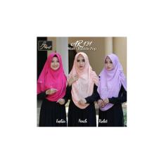 Hijab Ar Rafi AR 131 Pashmina Instan Violet Ungu