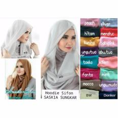 Hijab Cantik / Jilbab Instant Hoodie Saskia Grosir Seri 3 Buah - Multicolor