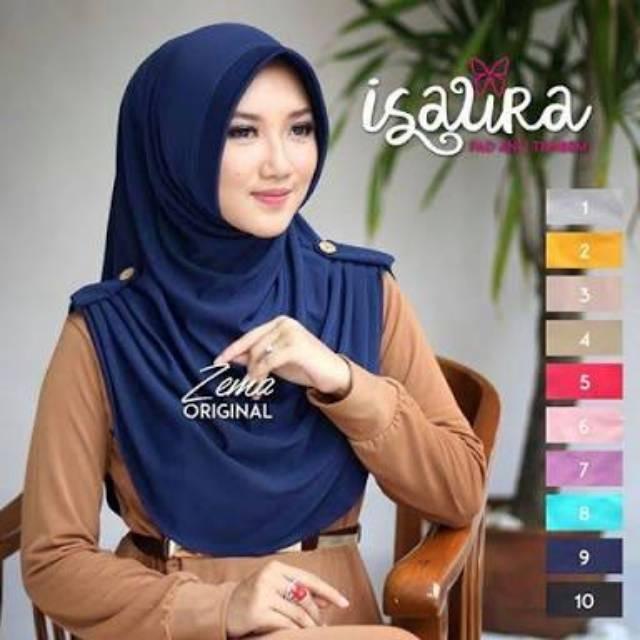 HIJAB ISAURA INSTAN / HIJAB INSTAN PINGUIN /HIJAB INSTAN / HIJAB MURAH