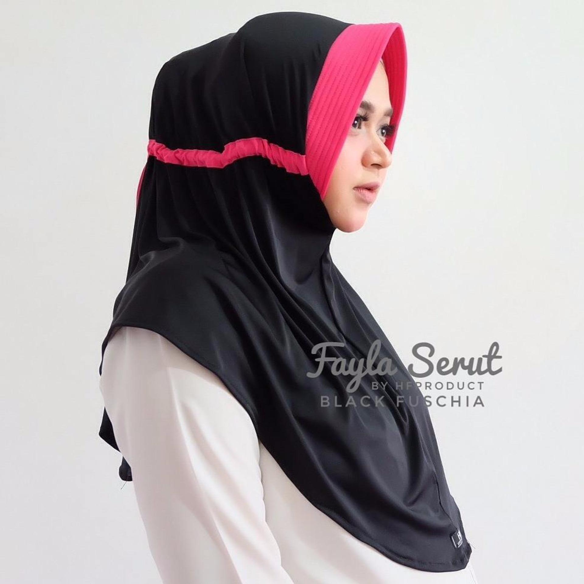 Hijab Jilbab Instant - Fayla Serut