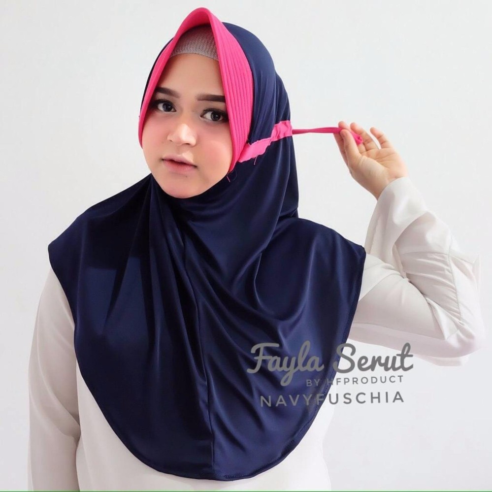 Hijab Jilbab Instant - Fayla Serut