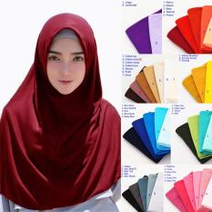Hijab Jilbab Kerudung Instan Najwa - Jilbab Kaos Katun TC Premium - Hijab Kerudung Murah Premium