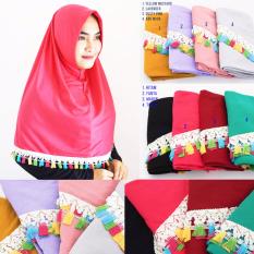 Hijab Kerudung Jilbab Instan Tassel Renda Najwa
