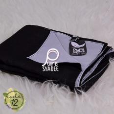 Hijab - Kerudung Segi Empat - Hijab Syari Bolak Balik Pure Syaree Hitam Putih
