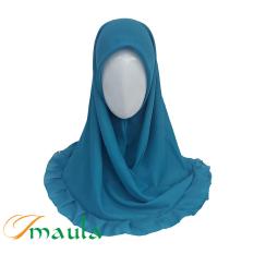 Hijab Maula Jilbab Kerudung Segiempat Rempel Katun - Turkish