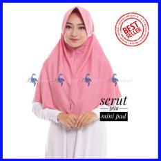 Hijab Motif Grosir Jilbab kerudung Syari Najwa Serut Polos