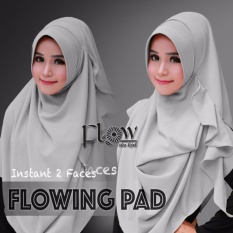 Hijab Pashmina Instan Flowing Pad-Abu