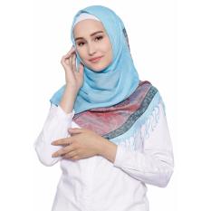 Hijab phasmina biru