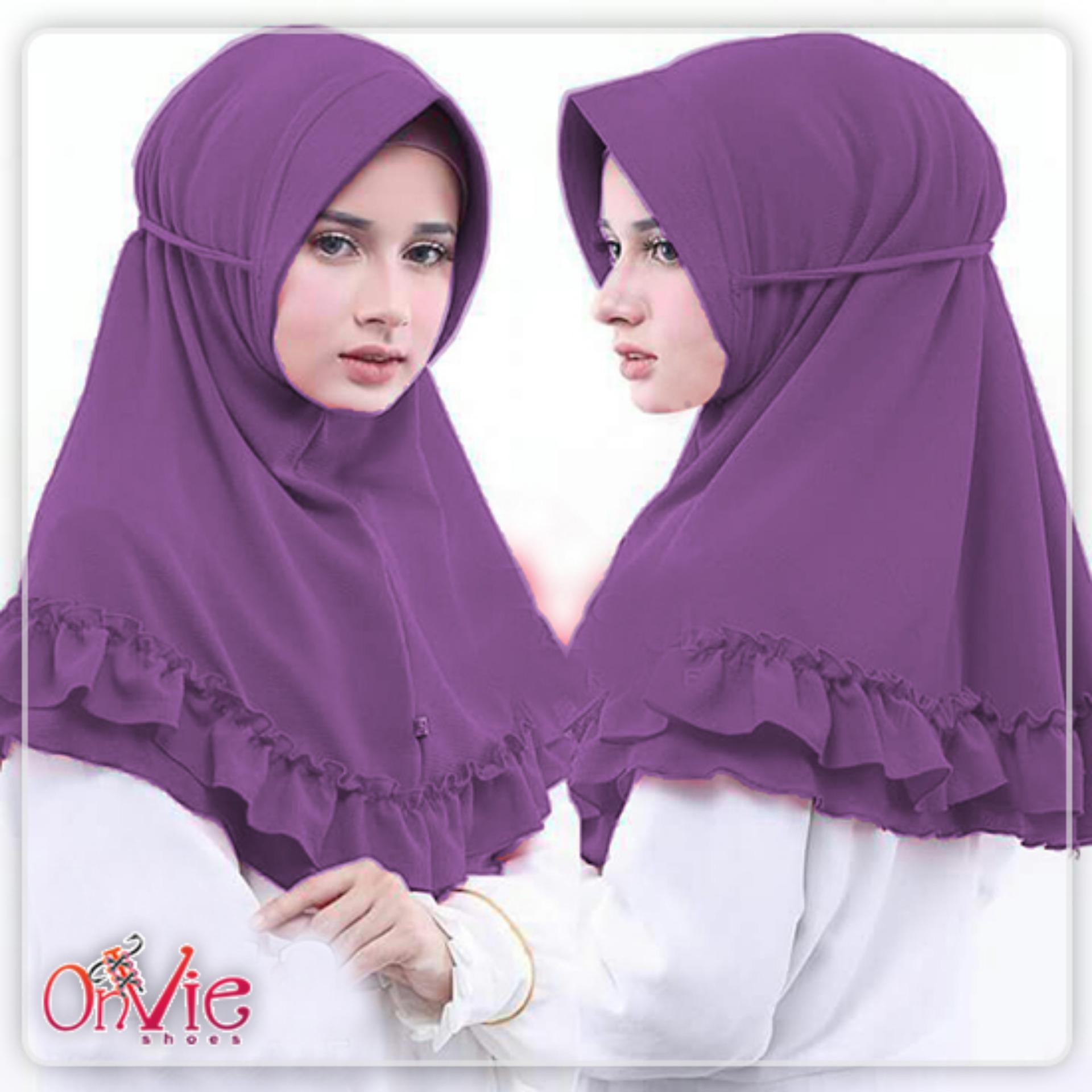 Hijab Simpel Khimar Pet Rempel Jilbab Muslimah