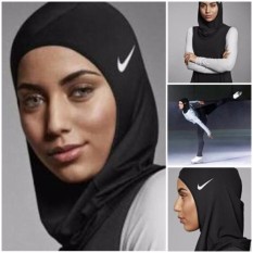 Hijab Sport / Hijab Instant Berlogo
