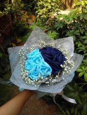 HIJABBASIC Bouquet Hijab Buket Hijab - Wisuda Wedding Lamaran Graduation Ultah Hadiah Souvenir Kado Hantaran