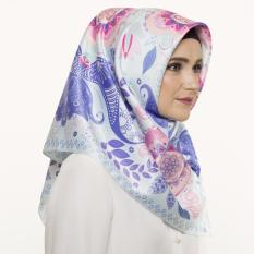 Hijabstore - Angel Lelga Original Scarf AL 238 - Blue Graphic Floral