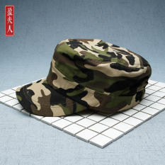 Topi Truk Topi Perempuan Topi Korea Fashion Style Hitam (Kamuflase Hijau Tentara Warna)