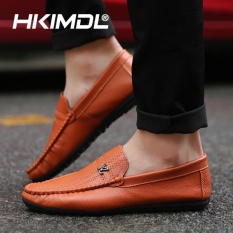 HKIMDL 2017 New Leather Casual Slip-Ons & Loafers Men Shoes Suede Carrefour Shoes Brown - intl