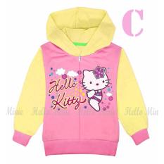 hm 26c pakaian anak permpuan / baju jaket kaos hoodie hello kitty