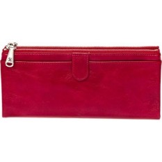 Hobo Womens Leather Vintage Taylor Clutch Dompet (Kardinal)-Intl