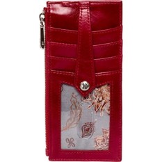 Hobo Womens Linn Kulit Asli Vintage Dompet Pemegang Kartu (Kardinal)-Intl