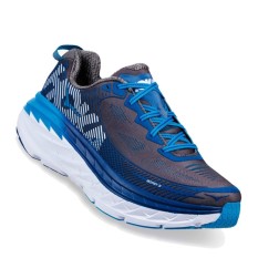 Hoka One One Bondi 5 - Sepatu Lari Pria - Biru