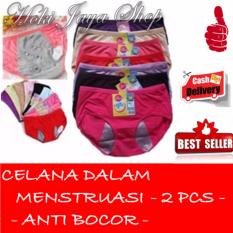 HOKI COD - Celana Dalam Khusus Menstruasi Anti Bocor Ekslusif Warna Unik One Size All Size - Multi Colour - 2 Pcs