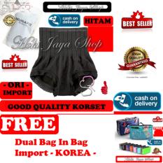 HOKI COD - Munafie Slim Pant Celana Korset - All Size - Hitam + Gratis Korea Dual Bag In Bag Organizer Tas Dalam Tas Korea - Eksklusif Premium New Style - Multi Colour - 1 Pcs