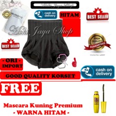 HOKI COD - Munafie Slim Pant Celana Korset - All Size - Hitam + Gratis Mascara The Fals Lash Volume Express - Maskara Waterproof - Model KUNING Warna Hitam Premium Quality - 1 Pcs