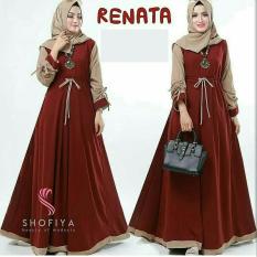 HoneyClothing Dress Muslim Renisa // Baju Muslim // Gamis Muslimah // Gamis Trendy