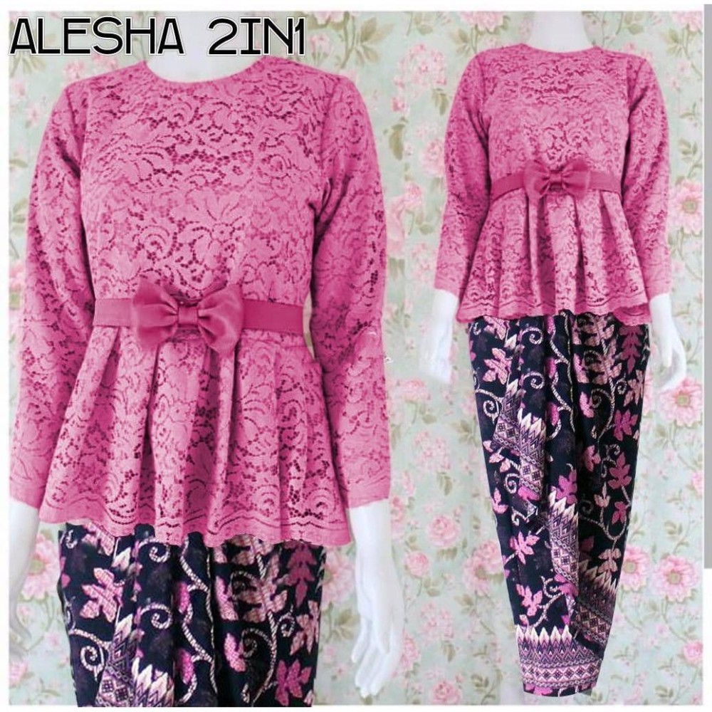 Honeyclothing Setelan Wanita Aliska / Setelan Kutubaru / Setelan Batik / Setelan Kebaya / Fashion Wanita