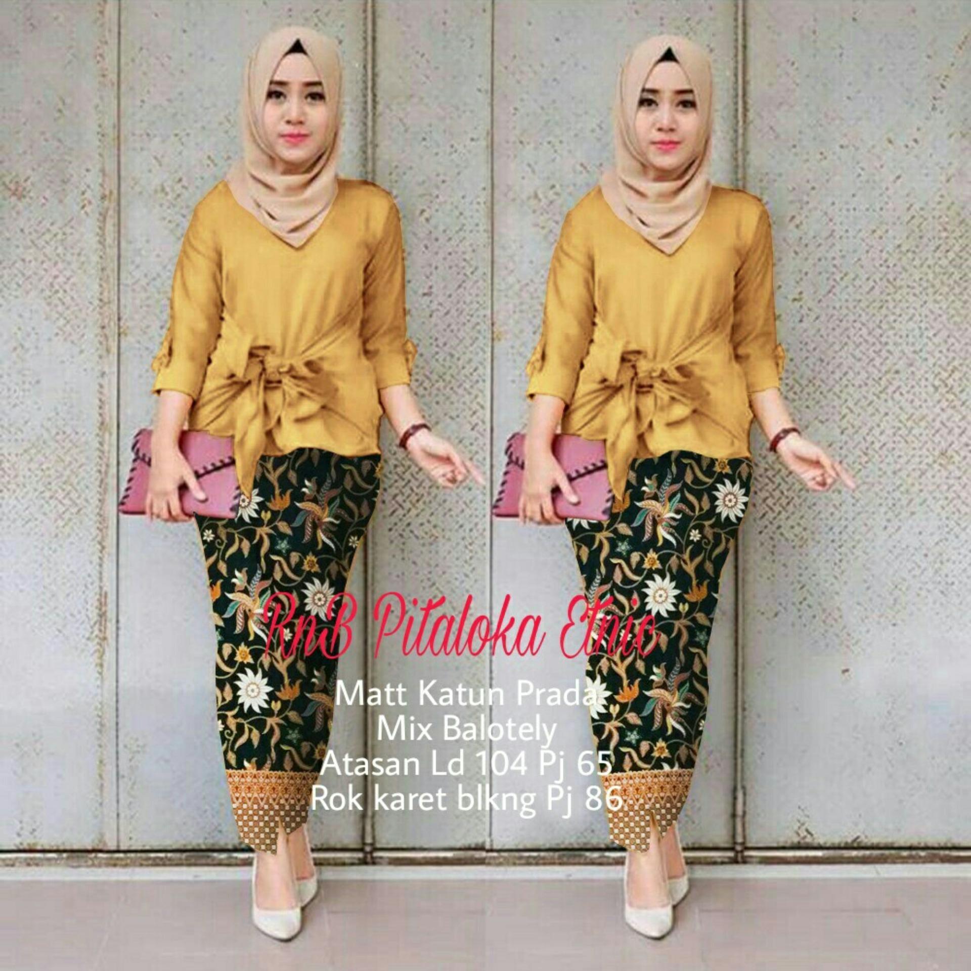 Honeyclothing Setelan Wanita Petalika / Setelan Kebaya / Kutubaru / Setelan Batik / Best seller