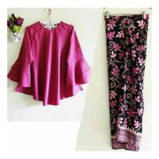 Honeyclothing Setelan Wanita Belia - Fanta / Kebaya Kutubaru / Baju Muslim / Setelan Kebaya / Setelan Batik / Best seller