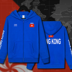 Hong Kardigan Daerah Baju Seragam Tim Kaos Sweater Tambah Beludru (Cardigan 01 Biru Angkatan Laut)