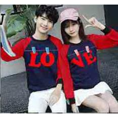Hoodie Couple / Sweater Baju Pasangan Love Jemur
