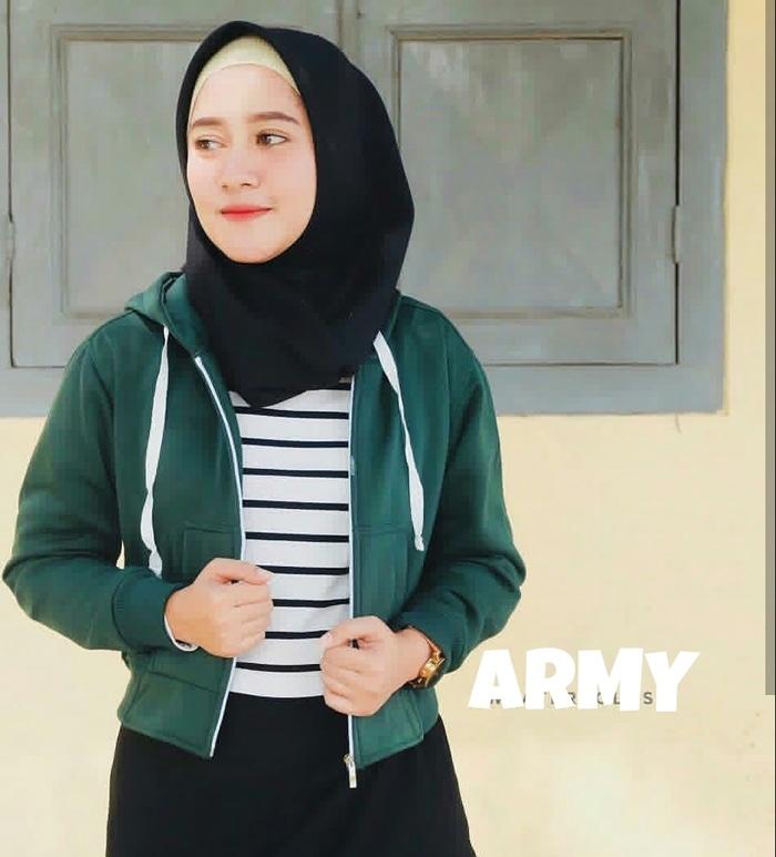 HOODIE CROP LADIES / JAKET CEWEK