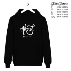 hoodie distro band payung teduh akad cotton fleece 100%