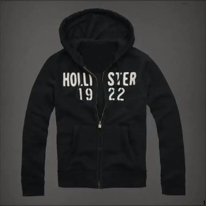 hollister zip hoodie