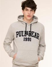 Hoodie/Jacket Pull And Bear Regular Man Grey - JUMAN