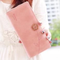 Hot Fashion Wanita Dompet Baru Plum Bunga Segar Korea Solid Pengait Dompet Wanita Kecil Bor Cengkeraman Kantung Koin Tempat Kartu (Warna: c0)-Intl