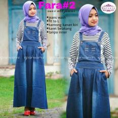 HOT PROMO SUPPLIER BAJU HIJAB : FARA JEANS OVERALL CANTIK N164