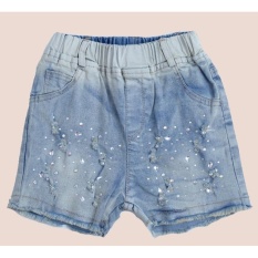 Hot S Big Size Girls Fashion Celana Pendek Anak Summer Clothesfor Girls Cotton Celana Remaja Celana 6T-14 Tahun- INTL
