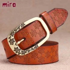 HOT SALE Autumn decoration all-match women cowhide belt genuine leather strap jeans obi belt ceintures pour femmes - intl