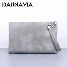 Jual Hot Fashion Solid Women's Tas Genggam Kulit Wanita Amplop Kopling Tas Malam Wanita Clutches Casing ND015- INTL