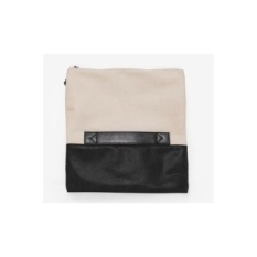 Jual Hot Fashion Wanita PU Kulit Jahitan Chic Amplop Clutch Handbag (Hitam)-Intl