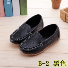 Hot Selling Anak Laki-laki dan Perempuan Kasual Sepatu Kacang Sepatu Lucu Yang Dapat Membuat Orang Yang Melihatnya Tertawa Terbahak-bahak atau Justru Kesal Karena Merasa Solid Putri Lembut Soled Shoes Black