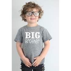 Musim Panas Pakaian Anak-anak T-shirt Boy dan Gadis dengan Huruf Yang Sama Fashion Sederhana Pendek Motif Sleeveintl -Intl