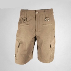 Hot Musim Panas Pria Celana Pendek Longgar Multi Pocket Militer Shorts Army Camping Taktis Pendek Khaki-Intl