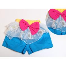 HOTPANTS BROKAT PITA GIRL - BLUE