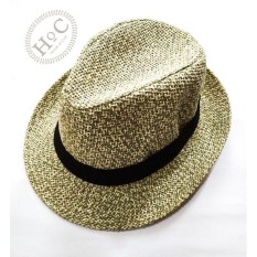 Houseofcuff Topi Fedora Hat GREEN ABSTRACT FEDORA HAT